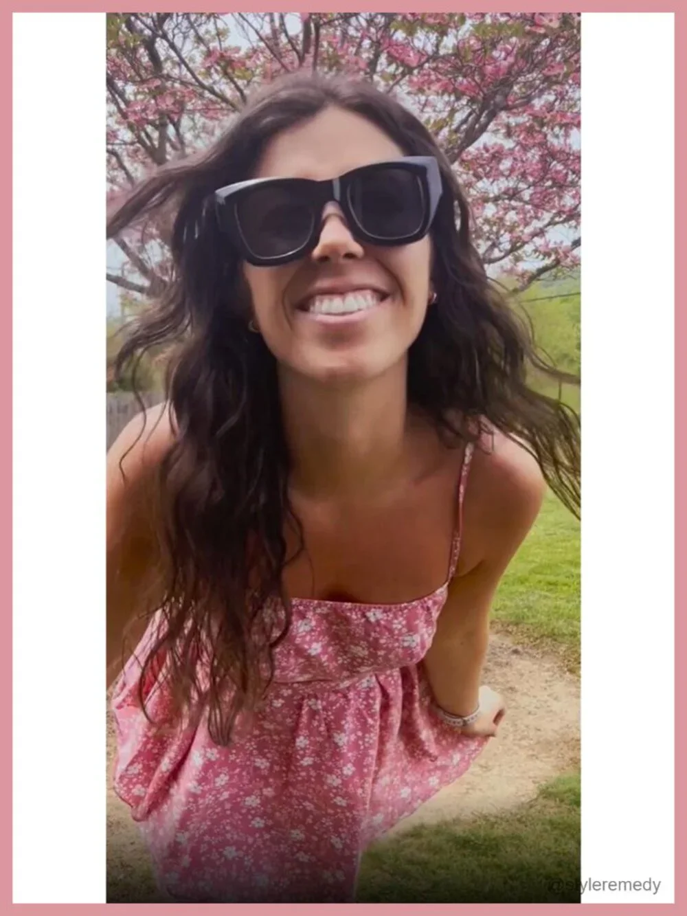 Oversized Square Retro Sunglasses UV400 Protection